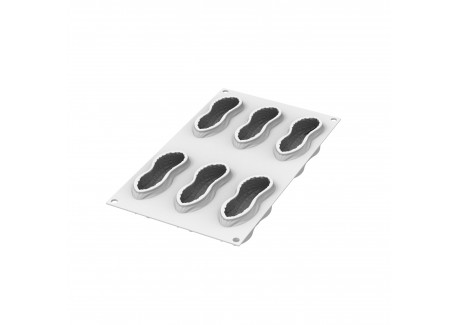 Arachide 100 Moule en Silicone 3D Trompe L'oeil Cacahuète 6x100 ml  -N