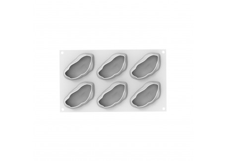 Pistacchio 120 Moule en Silicone 3D Trompe L'oeil Pistache 6x120 ml  -