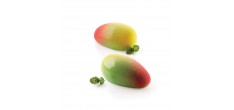 Mango 130 Moule en Silicone 3D Trompe L'oeil Mangue 6x130 ml 