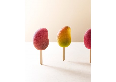 Gel20 Mango 3D 12 Ijsvorm Magnum 50 ijslollystokjes