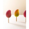Zie dia Gel20 Mango 3D 12 Ijsvorm Magnum 50 ijslollystokjes