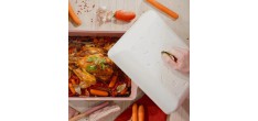 Domelvormig kookdeksel voor Incroyable Rechthoekige Ovenschaal Wit 40x