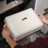 Zie dia Domelvormig kookdeksel voor Incroyable Rechthoekige Ovenschaal Wit 40x