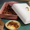 Zie dia Domelvormig kookdeksel voor Incroyable Rechthoekige Ovenschaal Wit 40x