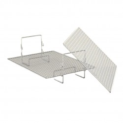 Grille à Rôtir en Inox à 2 Etages pour Incroyable Plat 31x23,5x6,7 cm