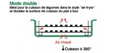Grille à Rôtir en Inox à 2 Etages pour Incroyable Plat 31x23,5x6,7 cm