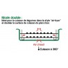 Zie dia 2-laags RVS Braadrek voor Incroyable Gerechten 31x23,5x6,7 cm