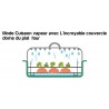 Voir la slide Grille à Rôtir en Inox à 2 Etages pour Incroyable Plat 31x23,5x6,7 cm