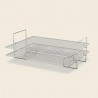 Zie dia 2-laags RVS Braadrek voor Incroyable Gerechten 31x23,5x6,7 cm