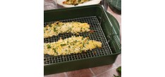 2-laags RVS Braadrek voor Incroyable Gerechten 31x23,5x6,7 cm