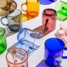 Voir la slide Versailles Mugs en Verre avec Anse 26 cl Couleurs Variées (6 pcs) 
