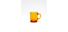 Versailles Mugs en Verre avec Anse 26 cl Couleurs Variées (6 pcs) 