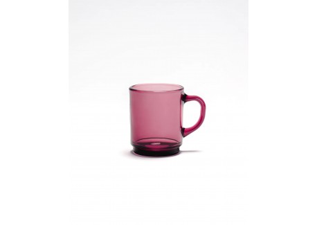 Versailles Mugs en Verre avec Anse 26 cl Couleurs Variées (6 pcs) 