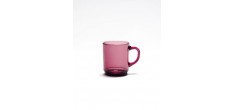 Versailles Mugs en Verre avec Anse 26 cl Couleurs Variées (6 pcs) 