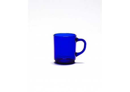 Versailles Mugs en Verre avec Anse 26 cl Couleurs Variées (6 pcs) 