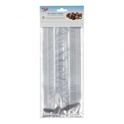 Lot de 20 Sachets Transparents Cellophane 28x12 cm Attache Torsadée Do
