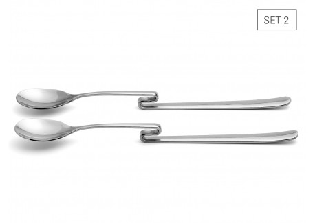 Roestvrijstalen Jamlepel 22 cm 2 stk
