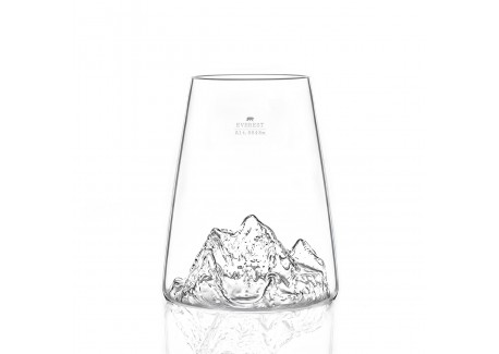 Topographic Mont Everest Verre Longdrink Borosilicate Montagne 45 cl -