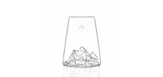 Topographic Mont Everest Verre Longdrink Borosilicate Montagne 45 cl -
