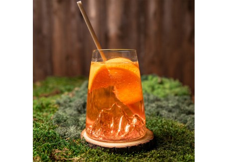Topographic Borosilicaat Longdrinkglas Berg 45 cl - Mont Everest
