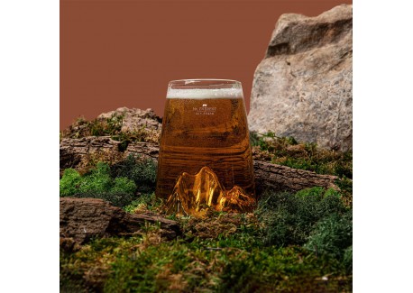 Topographic Borosilicaat Longdrinkglas Berg 45 cl - Mont Everest