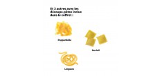Multipast + Design Handmatige Pastamachine Chroom + Accessoires