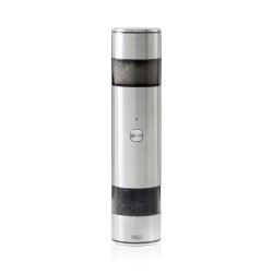 I.Mill Duo Moulin à Poivre et à Sel Electrique Rechargeable en Inox 23