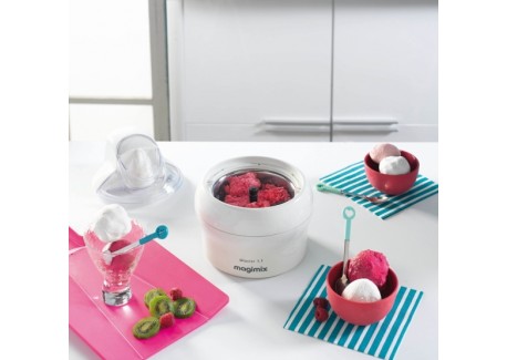 Le Glacier  Ijsmaker RVS Kom 1,5 L Wit