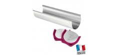 Moule à Bûche Inox Côtés Amovibles + Silicone 30 cm