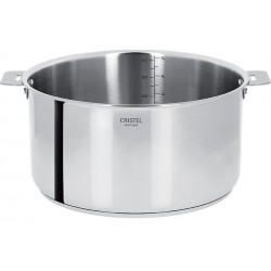 Casteline 5 Casserole/ Poelon en Inox Brillant 18 cm 2,4 L Poignées Am