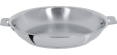 Casteline 5 Glanzende RVS Koekenpan 26 cm met Afneembare Handgrepen