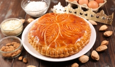 Galette des rois frangipane à la pâte feuilletée inversée 