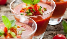 Gazpacho Fumé au Bois de Cerisier