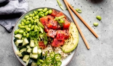 Poke Bowl Thon, Concombre, Avocat & Edamame
