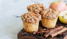 Muffins Croustillants Pommes - Cannelle