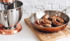 Saucisses à la Sauge et aux Pommes