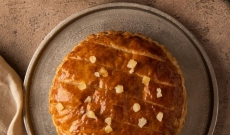 Galette des rois crème de noisette et citron confit