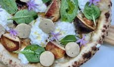 Pizza gastronomique au foie gras et cèpes par Manon Santini