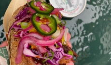 Sandwich Pulled Pork au Big Green Egg