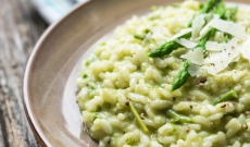 Risotto crémeux aux asperges vertes