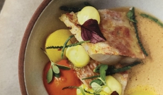 Rougets et poivrons piquillos, façon bouillabaisse
