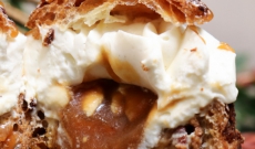 Choux Craquelin au praliné et caramel
