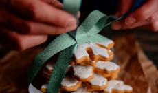 Sapin de Noël en biscuits 