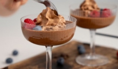 Mousse au chocolat au siphon