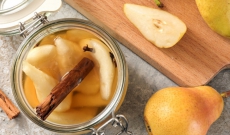 Poires au sirop 