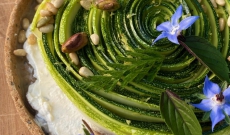 Tarte spirale courgette et ricotta