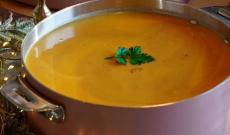Velouté butternut et châtaignes