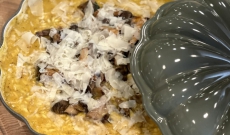 Risotto butternut et champignons